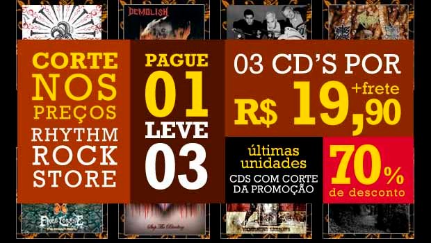 Últimos dias da promoção pague 1 leve 3