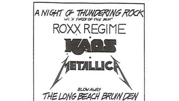 Stryper e Metallica por 3 dólares