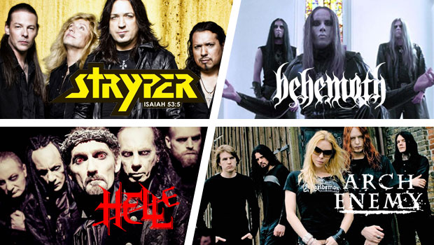 Stryper, Behemoth, Arch Enemy e Hell juntos na Espanha