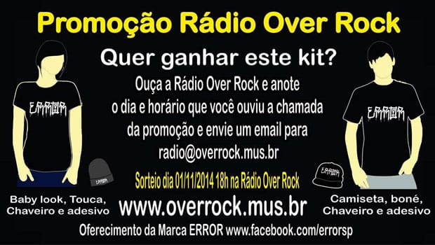 Promoção – Rádio Over Rock