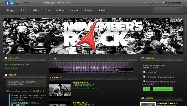 November’s Rock lança site oficial