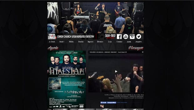 Novo site da Crash Church no ar