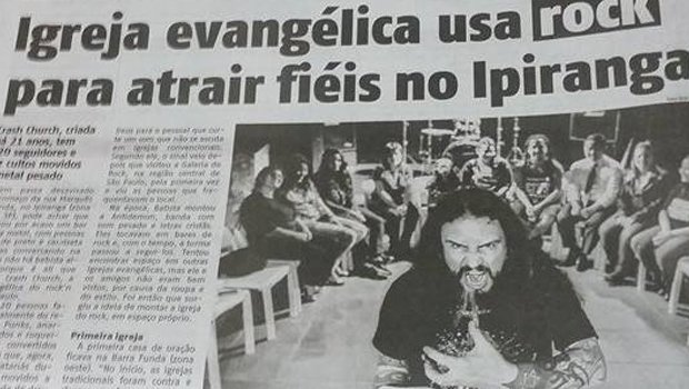 Crash Church em destaque no Agora São Paulo