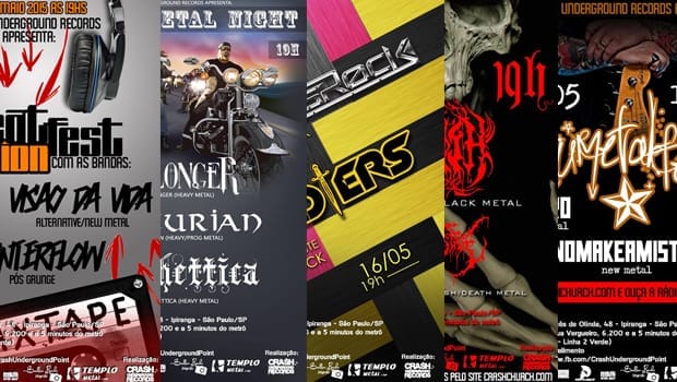 Crash Church – shows de maio