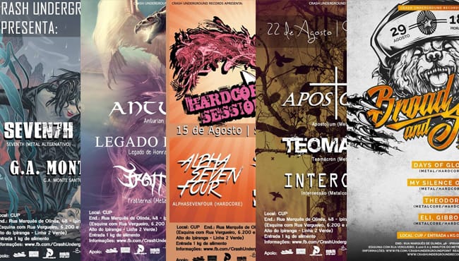 Crash Church – shows de agosto