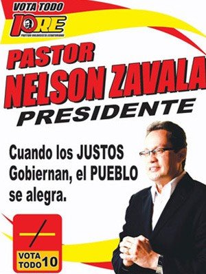 Pastor candidato a presidente promete proibir filmes e rock no Equador