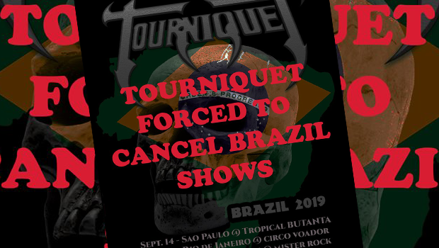 Tourniquet cancela todos os shows no Brasil