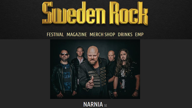 Narnia confirma presença no “Sweden Rock” 2021