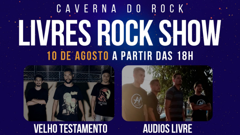 Livres Rock Show – Caverna do Rock