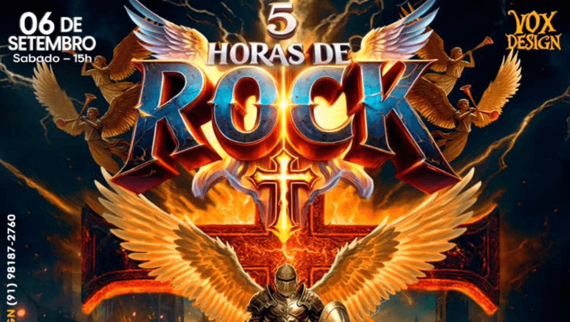 Belém terá 5 Horas de Rock em setembro
