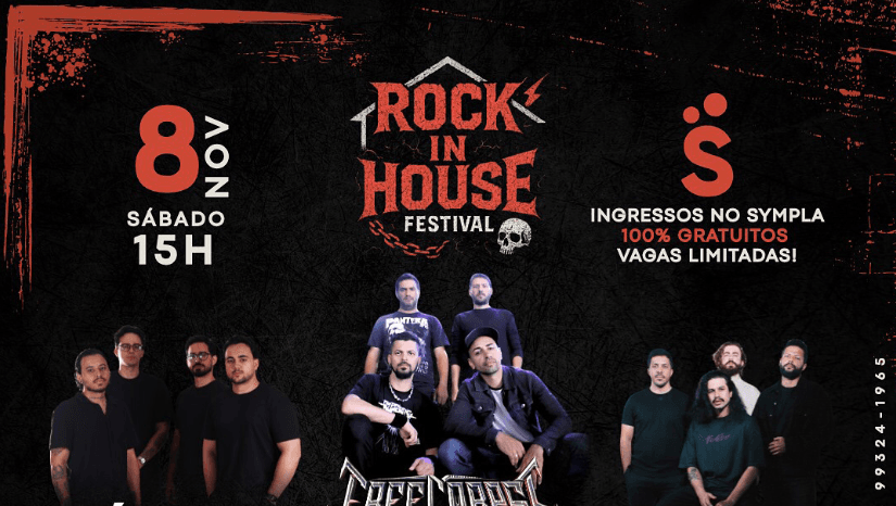 Rock in House Festival acontece em Brasília com 6 bandas