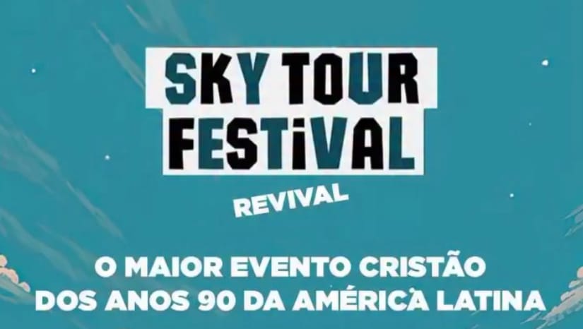 Sky Tour Festival promete ser o maior evento cristão com sucessos dos anos 90