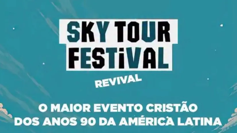 Sky Tour Festival promete ser o maior evento cristão com sucessos dos anos 90